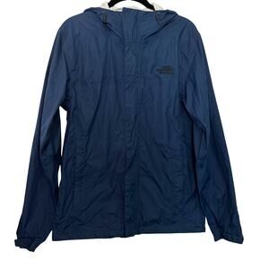 North Face Jacket Mens SMALL Blue DryVent Hooded Waterproof Rain Venture 2
